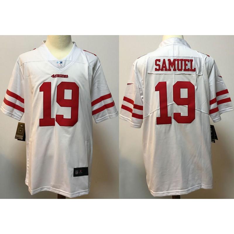 Camiseta de Manga Corta para Hombre de la NFL San Francisco 49ers Bordada Ropa del Equipo Ropa para Aficionados Equipación Deportiva