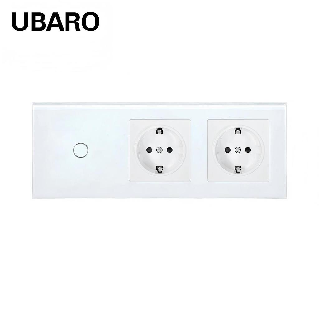 European Standard 228 Smart WiFi Graffiti Switch Socket with Tempered Glass