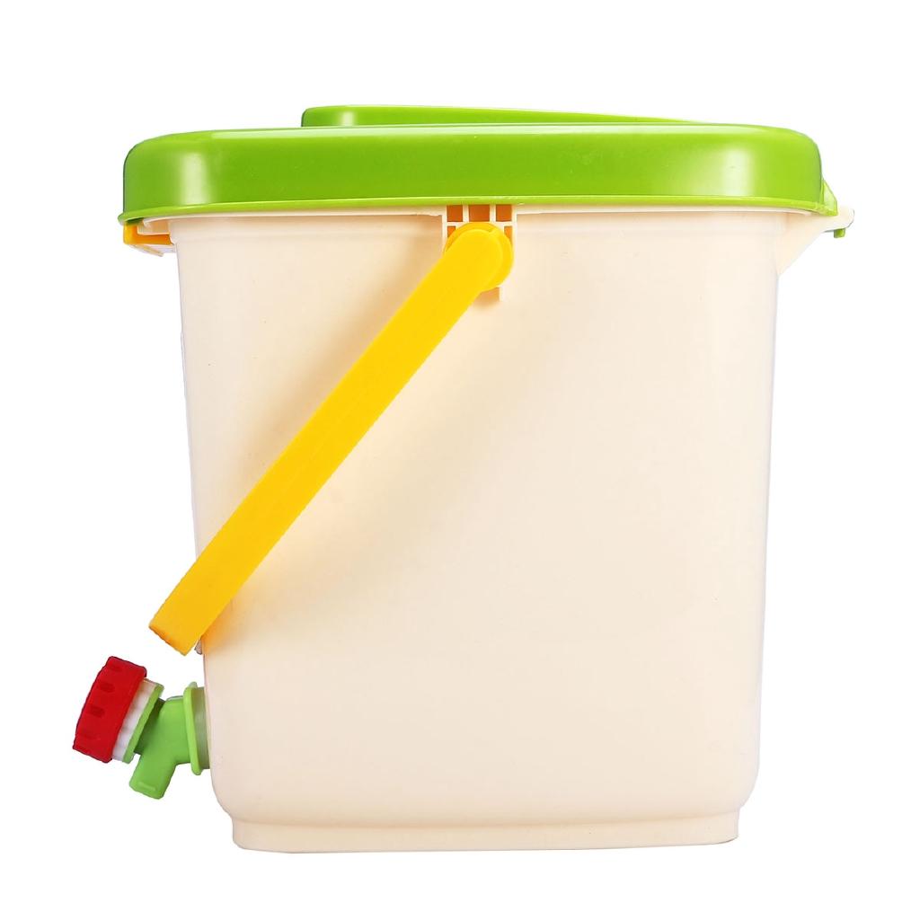 12L Recycle Composter Aerated Compost Bin PP Organic Homemade Trash Can Bucket Kitchen Garden Food Waste Bin Compost Bin