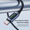 Toocki Type C to Type C Cable 100W PD Fast Charging Charger USB C to USB C Display Cable For Xiaomi POCO F3 Realme Macbook iPad 4