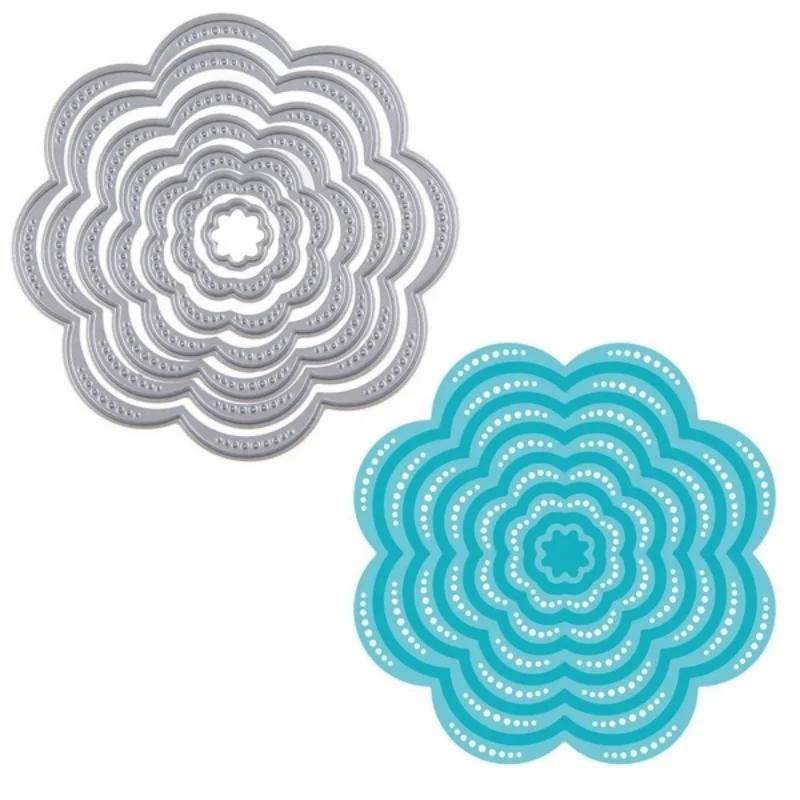 Flower Metal Cutting Dies Stencils DIY Scrapbook Album Paper Card Craft