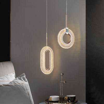 Modern Crystal LED Pendant Lamps Indoor Lighting For Home Decor Led Lights Living Room Bedroom Bedside Hanging Lamp Fixture