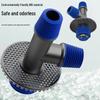 Anti-Odor Overflow Washer/Dryer Drain Connector with Three-Way Cover