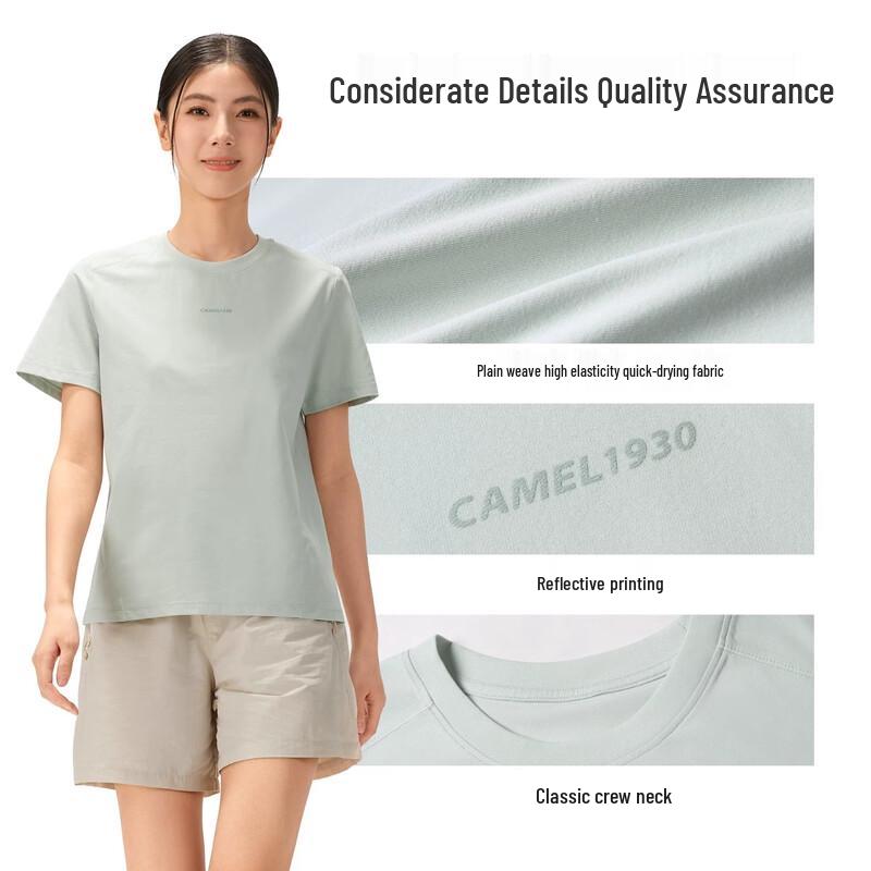 Camel Women's Quick-Dry Outdoor T-Shirt