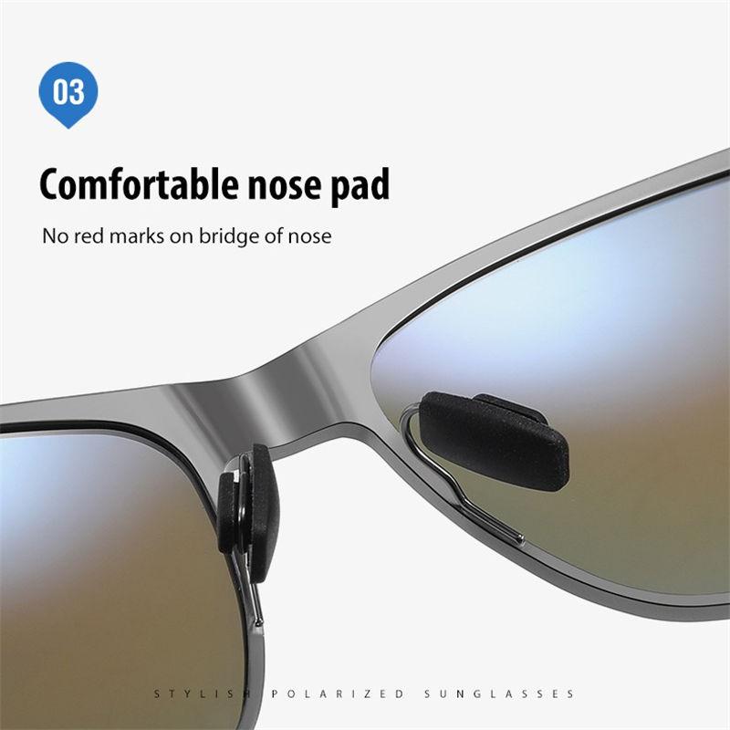 AORON Metal Frame Polarized Sunglasses Outdoor Fashion Sports Fishing Driving Glasses UV400 Anti Glare Eyeglasses