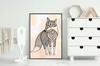 Picture Poster In a Frame A4 Cm Fox PD285