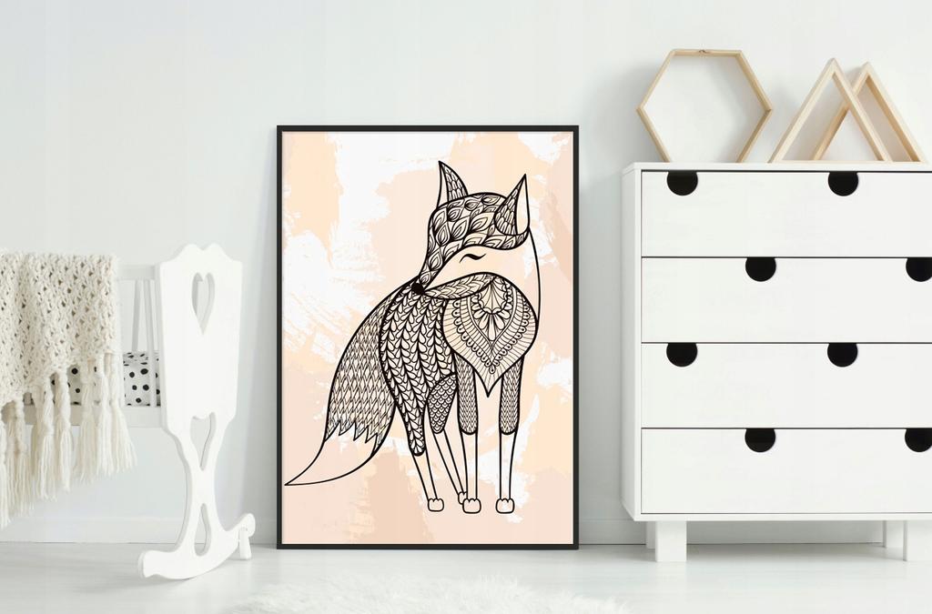 Picture Poster In a Frame A4 Cm Fox PD285