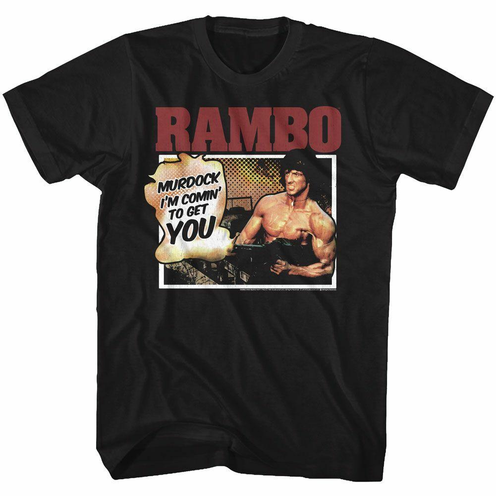 Rambo You Won t Believe Black T-Shirt L