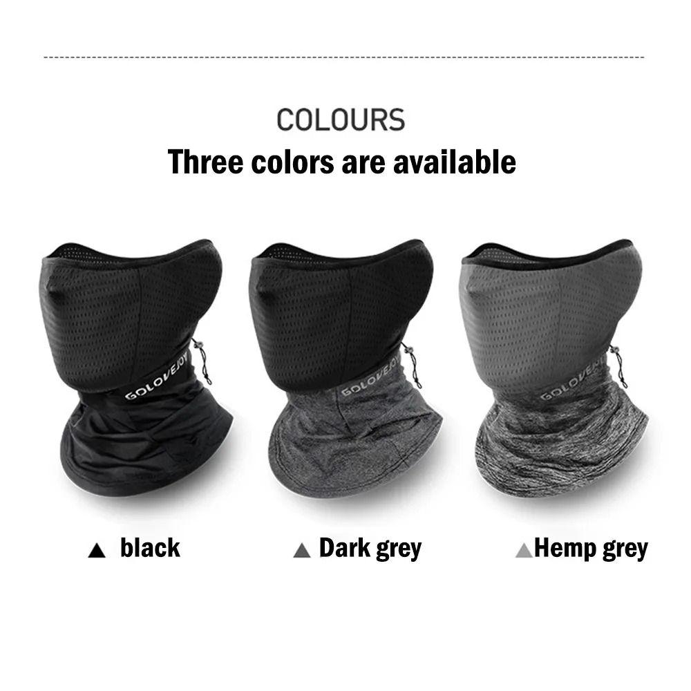 Quick-drying Ice Silk Scarf Breathable Cycling Mask Sun Protection Mask  For Men Women