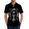 CAVVING Stampa 3D BAND SLAYER Camicie Casual alla Moda da Uomo/Donna Maniche Corte Ampie Traspiranti T01