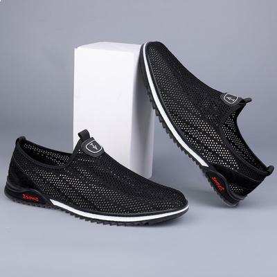 Herenschoenen vliegweefsel mesh modieus ademend instappers casual herenschoenen