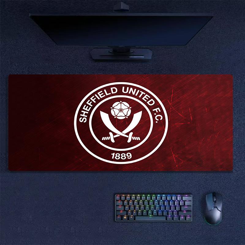 Sheffield United F.C Print  Cushion Non-slip Laptop Tablet Big Mousepad XXL Mat Mini PC Playmat With Lock Edge