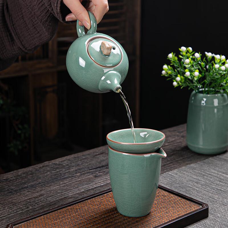 Lilang Ge Ware Honey Glaze Gongfu Tea Set