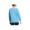 Adidas Solid Color Outdoor Casual Sports Crew Neck Pullover Long Sleeve Sweatshirt Women sweatshirt Blue JE8614