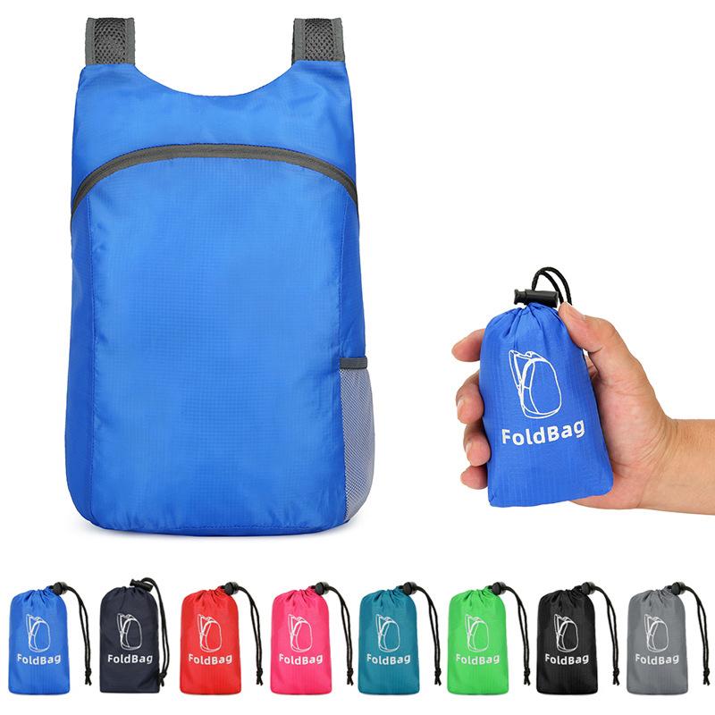 Leichter, verstaubarer Rucksack, faltbar, tragbar, Outdoor-Klapprucksack, Reise-Tagesrucksack, Tasche, Sport, Freizeit, Tagesrucksack