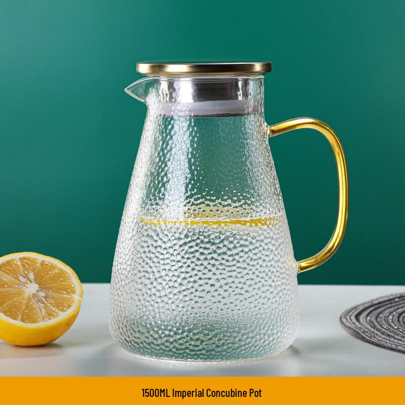 LiLang Glass Water Pitcher Tea Pot Set