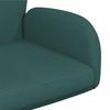 Swivel Chair 54 X 58 X 90 Cm Dark Green Fabric