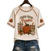 Dames Casual Halloween Print Pullover T-shirt