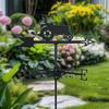 Vane Iron Tractor Windmill Outdoor Garden Ornament for Roof Fence