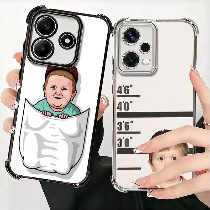 Funny Babaite Hasbulla Plating Phone Case For Xiaomi Redmi Note 14 15 Pro Plus 13 12 11 11S 11T 10 9S 9 5G Anti-Fall Airabag Cov