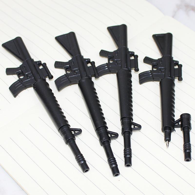3Pcs Cute Funny Pens Canetas Rollerball  School Supplies Papelaria Creative Gun Shape Gel  Stationery