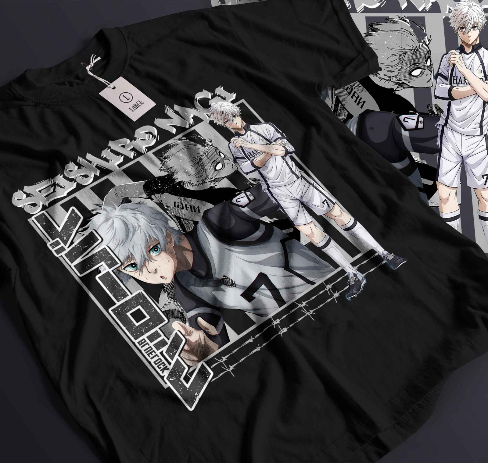 

Seishiro Nagi T-Shirt Mens Womens Tees Top Blue Lock Isagi Yoichi Anime Manga Rin Itoshi Soft Tee 246 2XL