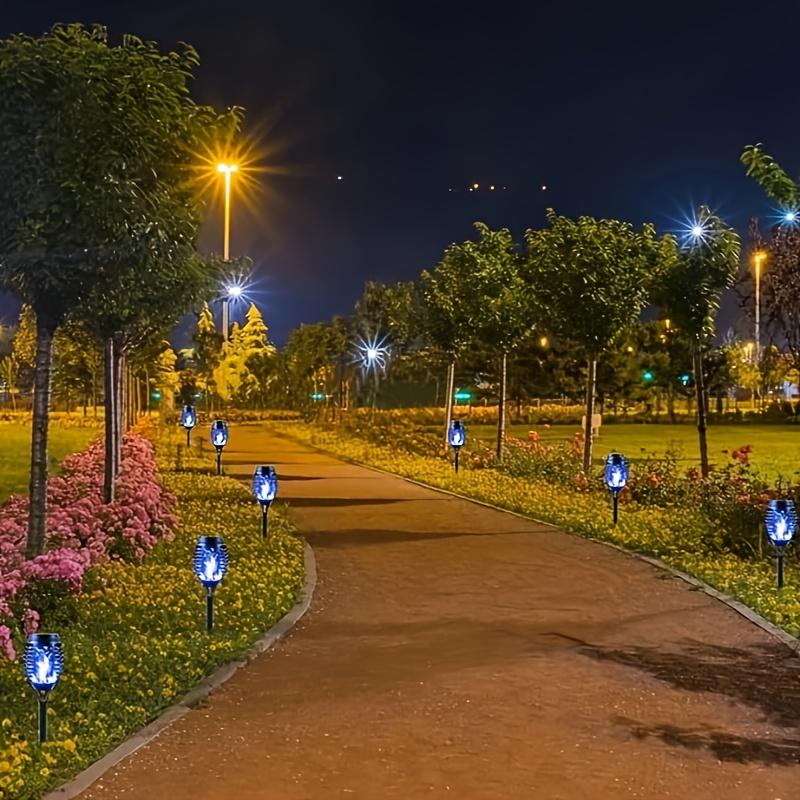 12LED Solar Flame Halloween Exclusive Torch Light Flickering Lamp Waterproof Garden Decoration Outdoor Lawn Path Yard Floor Lamp