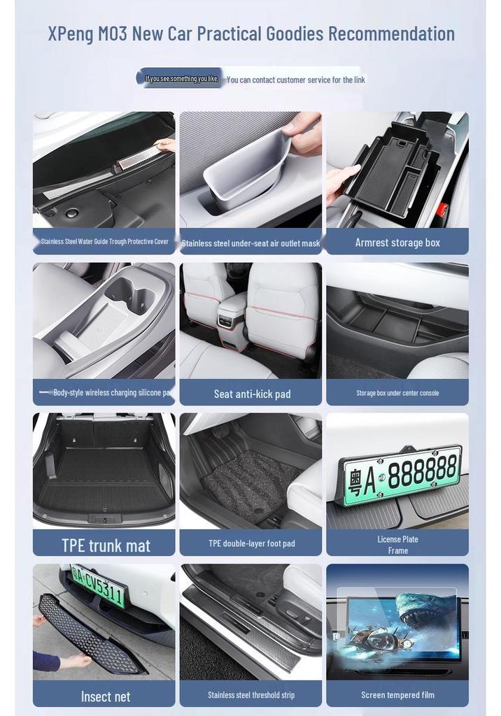 XPeng MONA M03 Sport Rear Spoiler Blade - Aerodynamic Upgrade Accessory
