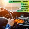 Car Heater,12V 200W Fast Heating and Cooling Fan Portable Windshield Defogger and Defroster Plug Into Cigarette Lighter for Car RV SUV (Large)