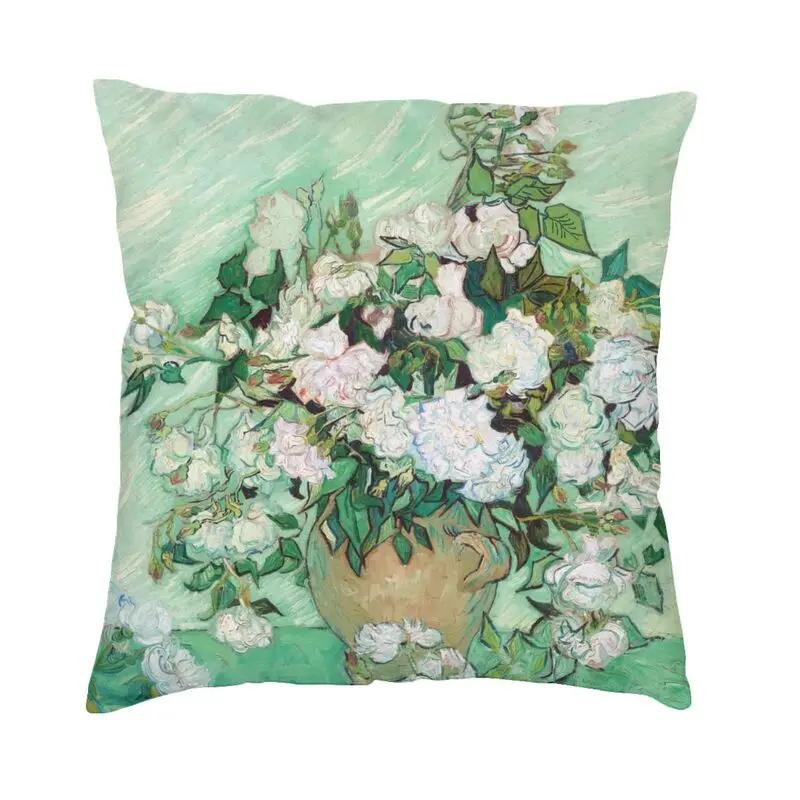 Van Gogh Starry Night Sofa Cushion Cover Polyester Art Painting Pillowcase Home Decor Pillowcase Vincent