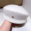 Fashion Fadora Hat For Woman 100% Wool Beret Women Winter Popular Wedding Cocktail Party Pillbox Hat High Quality Chapeau Femme