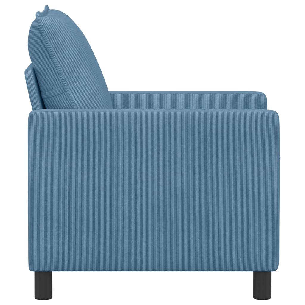 Blue Sofa 76 X 81 X 87.5 Cm Fabric
