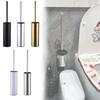 Toilet Brush Holder Brushed Nickel Stainles Steel Round Freestanding Bowl Toilet