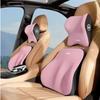 2PCS Car Headrest and Lumbar Support Neck Pillow Set Automotive Memory Foam Office Chair Headrest Fatigue Relief Travel Pillow