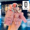 Sakura Pink TPU for Haval F7x H6 Jolion Joico Jollein F7  Jolyon F7H Dargo Remote Car Key Case Cover Holder Keychain Accessories