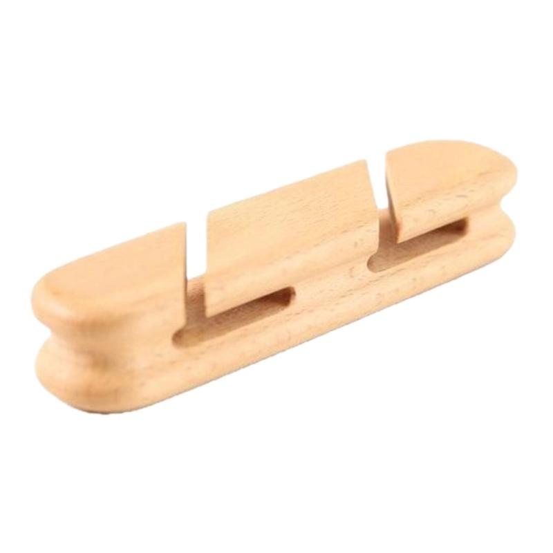 

Wood Cable Clips Adhesive MultiSlot Cord Organizers Wire Management for Desk Car Home Office Wire Control Accessories