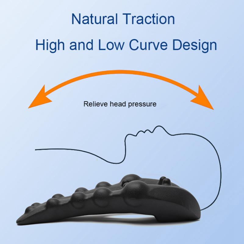 

Soft EVA Cervical Spine Massager Pain Relieve Neck Shoulder Relax Massage Tool Orange