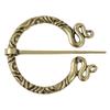 2025 Mode Vintage Broche Viking Brons Holle Riemgesp Spiraal Broche Mantelprikker Sluiting Broches Retro Middeleeuwse Noorse Sieraden
