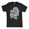 Mens Three Wise Skeletons T Shirt Funny Spooky Halloween Party Joke Tee for Guys
