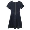 BLUE LABEL CRESTBRIDGE Short sleeve denim mini dress 38 Indigo Women Used