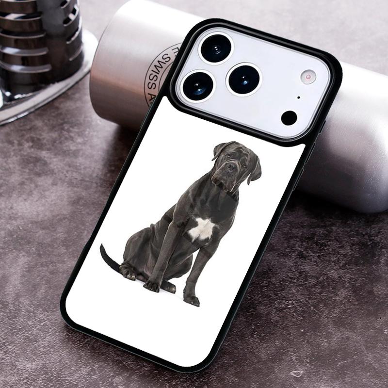 Italian Cane Corso Mastiff Dogs Phone Case for iPhone 17 16 15 Pro Max Air 14 13 12 11 Plus Shockproof Cover