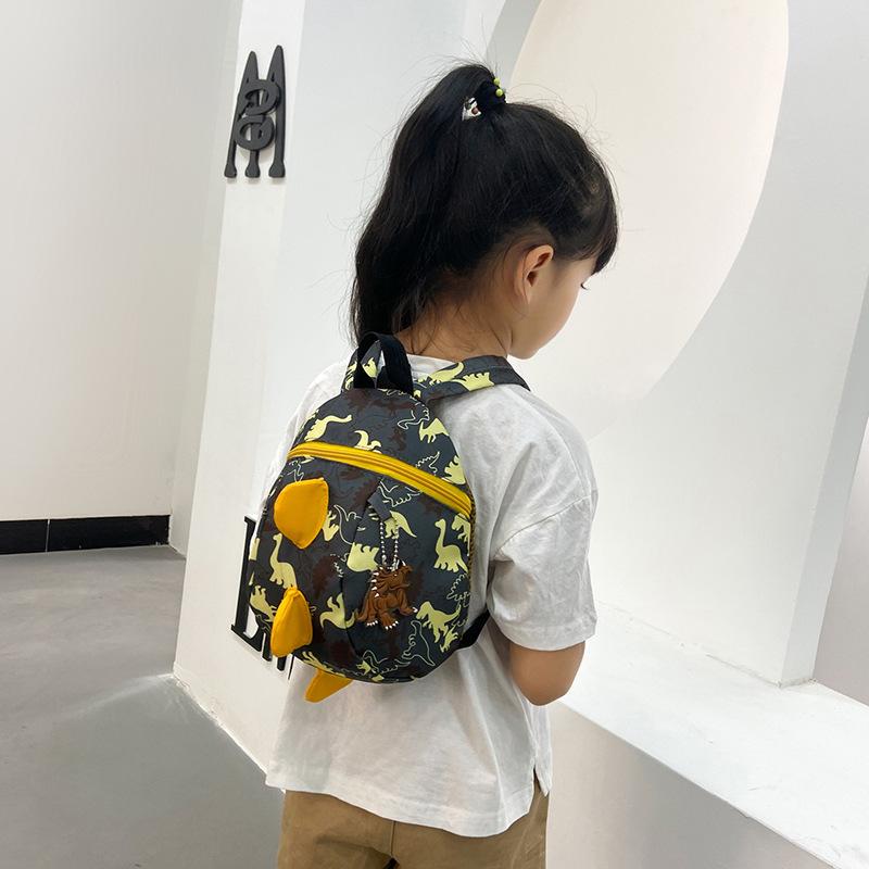 New Cute Dinosaur Baby Boy and Girl Schoolbag, Cartoon Kindergarten Schoolbag, Early Education Class Children's Schoolbag