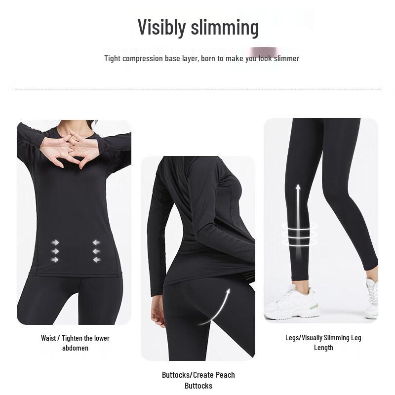 ZOCO Women's Ski & Outdoor Quick-Dry Thermal Base Layer Set