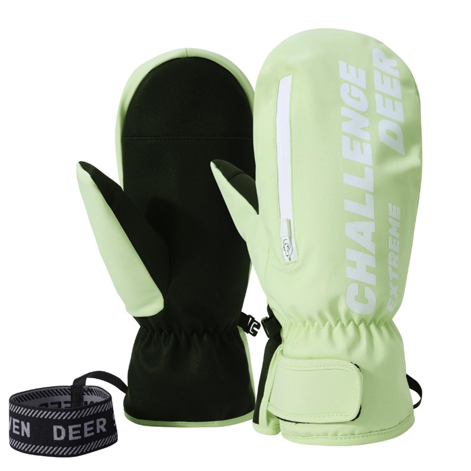 Winter Gloves Warm, Windproof, Thickened Outdoor Cycling Gloves XL