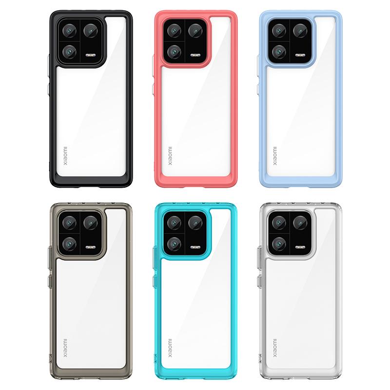 Für Xiaomi Mi 13 Pro Hülle Abdeckung Xiaomi 13 Pro Capa Stoßfest Klar Transparent Mehrfarbig Fundas Mi 12X 12 Lite 12S 12T 13 Pro