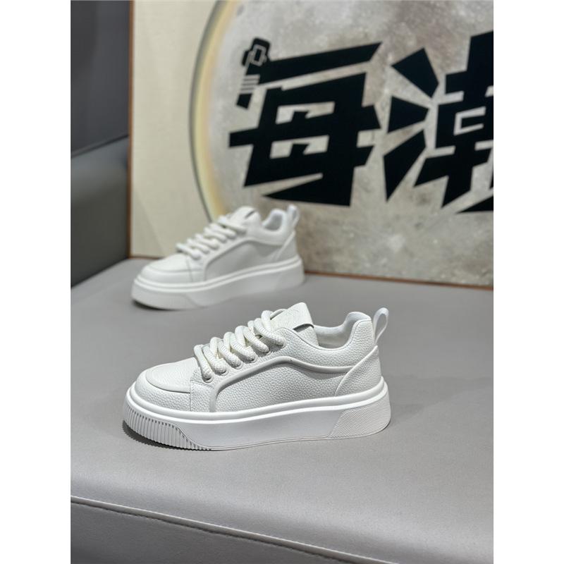 Herfst lage leren comfortabele casual schoenen met zachte zool en veters