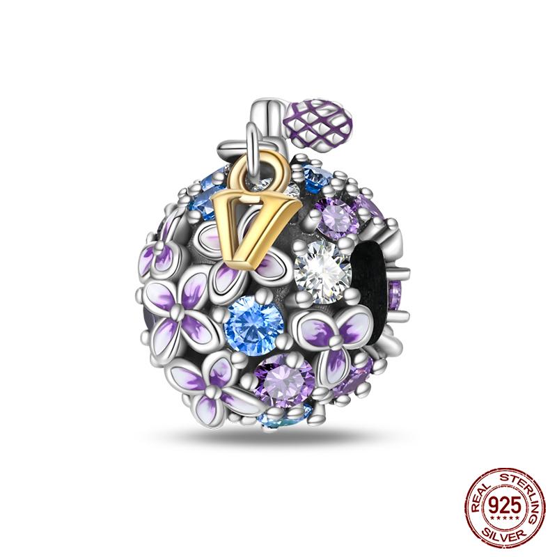 Modă Cupru Arc Colorat Fluture Flori Farmece Margele Se Potrivesc Brățări Originale Qikaola Bijuterii Fine DIY