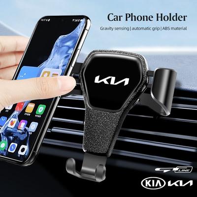 Gravity Car Phone Holder Air Vent Clip Auto Accessories For KIA K5 K9 K4 Ceed RIO Sorento Stinger Forte EV9 EV6 Niro Soul Cerato