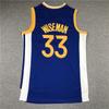 Embroidered Golden State Warriors Basketball Jersey 33 James Wiseman Mens Sports Fan Wear