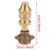 High Pressure Missile Nozzle Brass Straight Jet Nozzle  Agriculture Farm Use